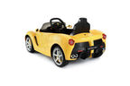 La Ferrari Ride on Remote Control electric power car for kids 12 Volt LED lights MP3 Engine sounds sport  - Yellow