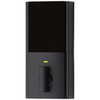 SmartCode 913 Contemporary Matte Black Single Cylinder Electronic Deadbolt Featuring SmartKey Security