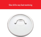 ZWILLING Spirit Ceramic Nonstick Saute Pan, 3-qt, 2-inch, Stainless Steel