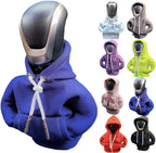 Car Shift Knob Hoodie, Funny Gear Shift Knob Shirt Sweater, Winter Warm Shift Knob Cover Sweater Shirt, Automotive Interior Novelty Accessories Decorations, Universal Fit Knob Cover Gift (Blue)