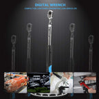 Spanners Wrenches Bidirectional Ratchet Wrenches, 200N.m 1/2 ft Digital High Accuracy Torsion Bidirectional Ratchet Head Electronic Wrench Hand Tools