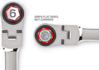 TEKTON Flex Ratcheting Combination Wrench Set, 12-Piece (8-19 mm) - Holder | WRN57170