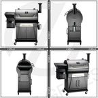 ZPG-700D4E Pellet Grill BBQ Smoker Digital Control 697 sq. in.