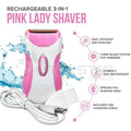 Ladies Shaver Electric Eyebrow  Trimmer Shaper Bikini Legs Hair Remover UK
