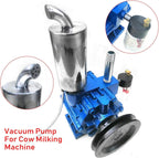 Cow Vacuum Pump Milker, 220L/min Milker Vacuum Pump MilMachine For Farm Cows Goat Bucket Barrel