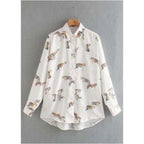 printed elegant longsleeve