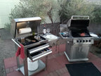 steel outdoor kitchen cabinet
