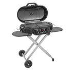 grill gas propane burner portable steel bbq 285 standup, red