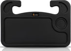 EcoNour 2 in 1 Car Steering Wheel Desk | Steering Wheel Tray for Laptop Car Mount with Pen Holder | Car Food Tray for Eating with Drinks Holder | Multipurpose Travel Car Accessories