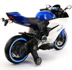 2023 Racing Style Ride On Toy Motorcycle Car for Kids 12V Battery Powered  Blue