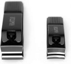 Nail Clippers Set, Ultra Sharp Sturdy Fingernail and Toenail Clipper Cutters with Visibly Tin Case by HAWATOUR