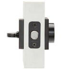 158 Series Square Contemporary Venetian Bronze Single Cylinder Deadbolt Featuring SmartKey Security