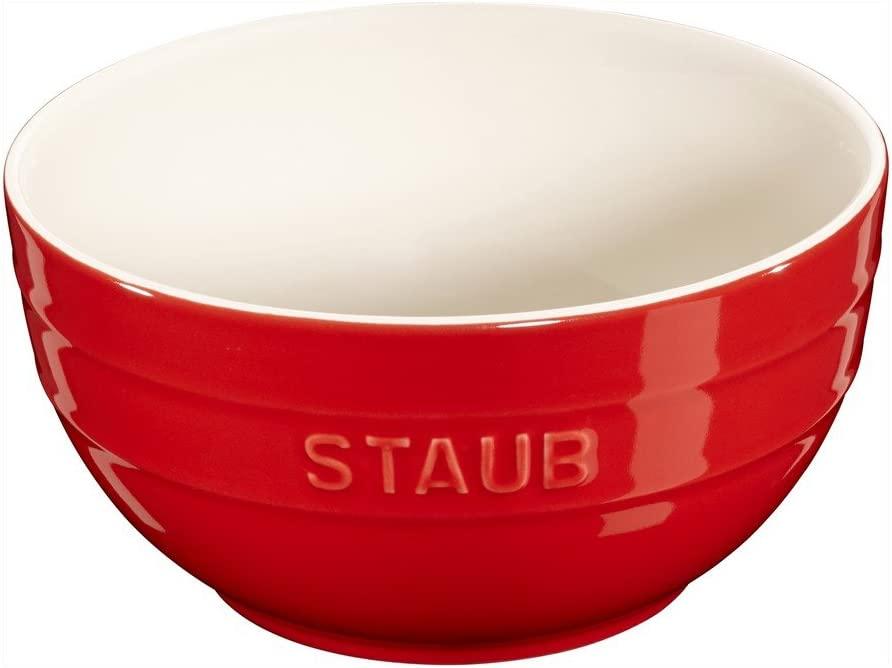 STAUB Ceramics Universal Bowl, 6.5-inch, Cherry