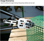 Woodpecker SC-760 16 GauSnap-Ring Plier, Closure Diameter 3.3-4mm, Manual Fence Plier Tool, C Ring Gun, Hog Ring Tool with Auto-feed System, for Wire Cages, Fencing