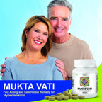 Ivy's Mukta Vati 120 Herbal Tablets a Bottle I Natural Blood Pressure Support Supplement I Natural Supplements for Heart Health, Anxiety & Hypertension I Natural Ingredients (6 Bottles)