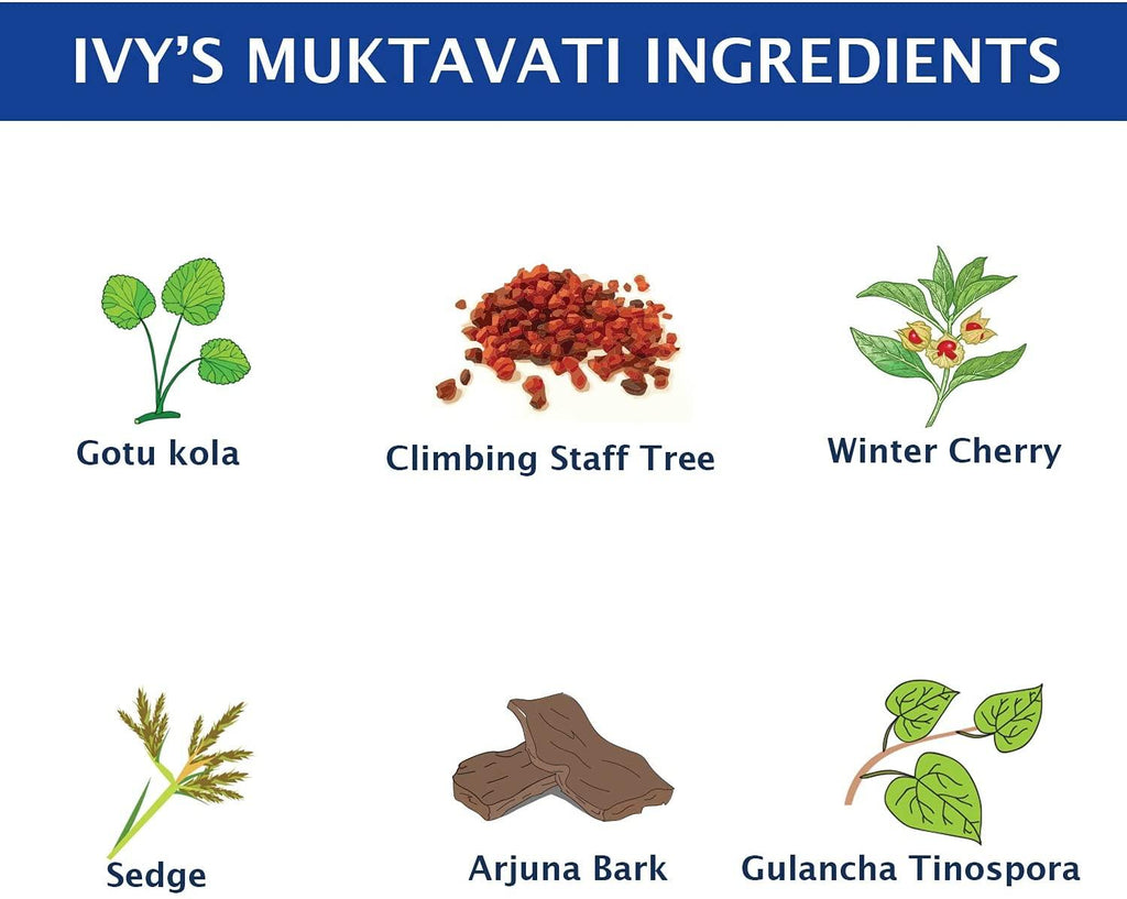 Ivy's Mukta Vati 120 Herbal Tablets (10 Bottles)