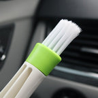 2-in-1 Air Conditioning Outlet Vent Brush Internal Cleaning Tools Interior Multi-purpose Dust Cleaner For Car