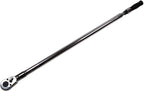 K Tool International - 3/4" Drive 41" Long Adjustable Torque Wrench, 100-600 ft/lbs, Comfort Grip, Accurate +/- 4% clockwise +/- 6% Counter Clockwise, Made in USA; KTI72176A