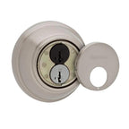 816 Series Satin Nickel Single Cylinder Key Control Deadbolt featuring SmartKey Security
