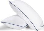 MZOIMZO Bed Pillows for Sleeping- King Size, Set of 2, Cooling Hotel Quality with Premium Soft Down Alternative Fill for Back, Stomach or Side Sleepers