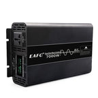 7000W 5000W 4000W Car Power Inverter Converter Pure Sine Wave Inverter Power DC 12V To AC 110V 50HZ Power Bank Converter With LCD Display