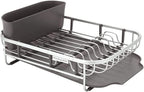 KitchenAid Aluminum Space Saving Dishrack, 17-Inch, Charcoal