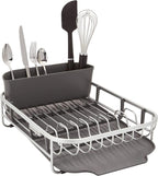 KitchenAid Aluminum Space Saving Dishrack, 17-Inch, Charcoal