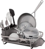 KitchenAid Aluminum Space Saving Dishrack, 17-Inch, Charcoal