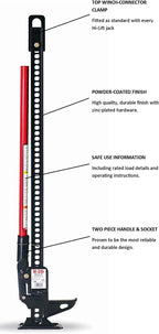 Hi-Lift Jack HL484 48" Hi-Lift Black Cast and Steel Jack