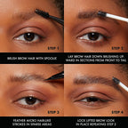 NYX PROFESSIONAL MAKEUP Micro Brow Pencil, Eyebrow Pencil, Taupe &amp; The Brow Glue Instant Brow Styler