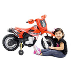 Best Ride On Cars Honda CRF250R Toddler Kids Electric 6 Volt Toy Dirt Bike, Red