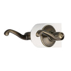 Flair Antique Brass Bed/Bath Door Lever