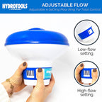 HYDROTOOLS BY SWIMLINE 8720 Extra Large Capacity Pool &amp; Spa Chemical Dispenser | Compatible With Bromine &amp; Chlorine Supports 1-3’’ Tablets | Adjustable Control Ring For Customizable Flow Rate