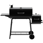Barrel Charcoal Grill Smoker 29'' -in Temperature Gau2 Wheels