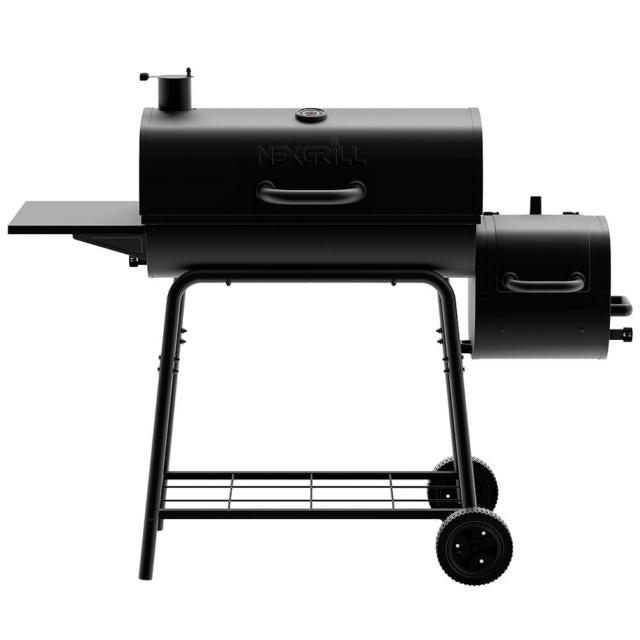 Barrel Charcoal Grill Smoker 29'' -in Temperature Gau2 Wheels