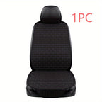 Car Seat Cover Front Set Choose Flax Car Seat Protector Cushion Linen Fabric Car Accessories Universal Size Car Seat Cushion