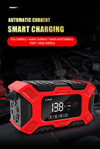 6A 12V Digital Car Battery Charger Full Automatic Car Battery Charger Power Puls Repair Chargers Lead Acid AGM Battery Charger