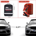 LIANXIN Roadside Emergency Car Kit- Emergency Roadside Kit for Car,Roadside Kit with Jumper Cables,Tow Strap,Car Tool Kit,Deer Whistles for Car,Emergency Truck Kit