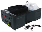 American DJ Fog Fury Jett 700W Vertical Fog Machine w/12 LED+Battery Par Light