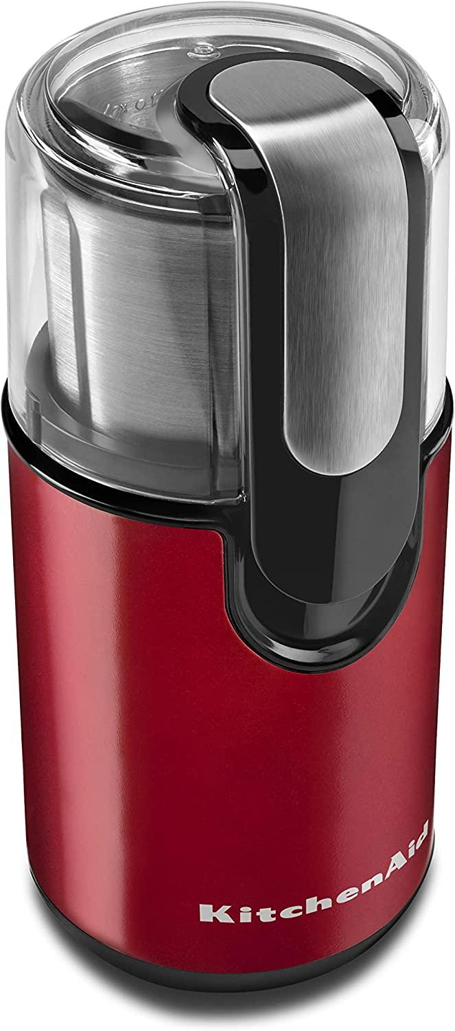 KitchenAid BCG111ER Blade Coffee Grinder - Empire Red, 4 oz