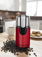 KitchenAid BCG111ER Blade Coffee Grinder - Empire Red, 4 oz