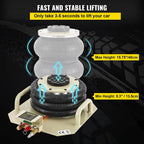 Mophorn Triple Bag Air Jack 3 Ton Pneumatic Car Jack 6600lbs Heavy Duty Air Jack Lifting Height Up to 16 Inch Adjustable