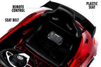 Electric power 12V Mercedes GTR ride on car for Kids with Remote Control Opening doors LED lights MP3 - Red