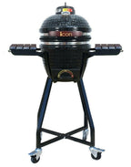 Kamado Grill Ceramic Smoker  Steel Grate