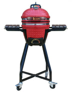 Kamado Grill Ceramic Smoker  Steel Grate