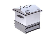 BBQ GRILL  - MEAT, FISH  STEEL,  PICNIC AT HOME