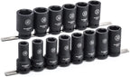GEARWRENCH 14 Pc. 3/4" Drive 6 Point Deep Impact Metric Socket Set - 84972