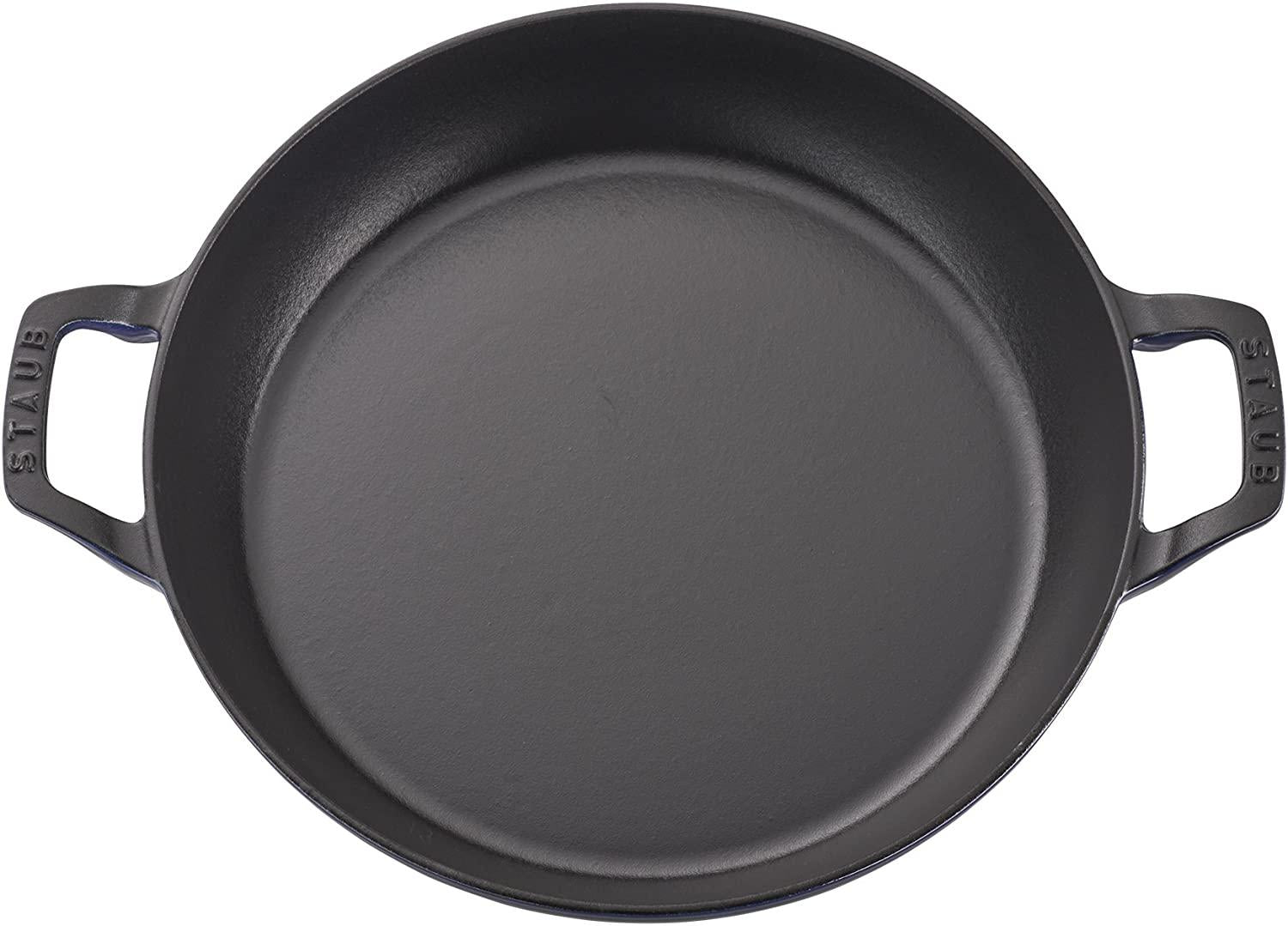 Staub Cast Iron 3.5-qt Braiser with Glass Lid - Dark Blue