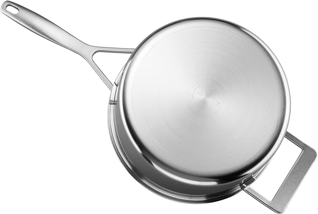 Demeyere Industry 5-Ply 4-qt Stainless Steel Saucepan