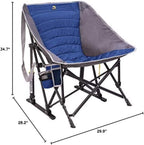 GCI Outdoor MaxRelax Pod Rocker Portable Rocking Chair &amp; Outdoor Camping Chair